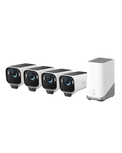 eufy Security eufyCam S3 Pro 4-Cam Kit - Rank 7 in Best Solar Camera of 2025