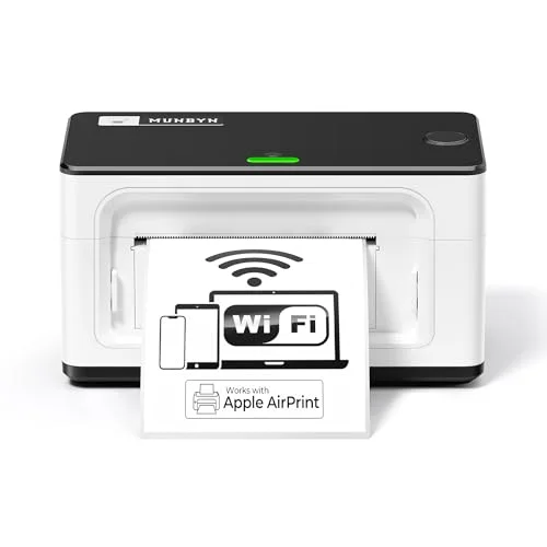 MUNBYN Wireless Thermal Shipping Label Printer - Rank 6 in Best Thermal Printer of 2025