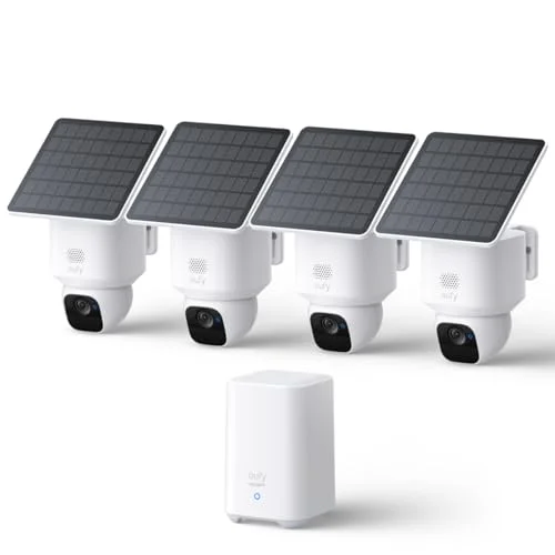 Eufy Security SoloCam E30, 4-Cam Kit - Rank 3 in Best Home Security System of 2025