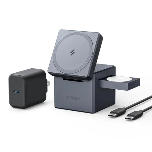 Anker 3-in-1 MagSafe Charger Stand - Rank 6 in Best Iphone Charging Station of 2025