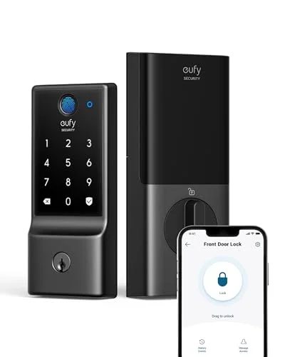 eufy Security Smart Lock C220 Fingerprint Wi-Fi Deadbolt - Rank 5 in Best Smart Locks For Home of 2025