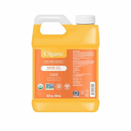 Cliganic Organic Neem Oil 32oz - Rank 3 in Best Neem Oil of 2025