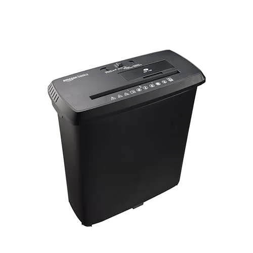 Amazon Basics 8-Sheet Strip Cut Shredder - Rank 10 in Best Paper Shredder of 2025