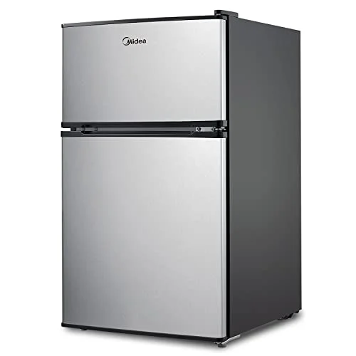 Midea WHD-113FSS1 Compact Refrigerator 3.1 cu ft - Rank 6 in Best Mini Fridge With Freezer of 2025