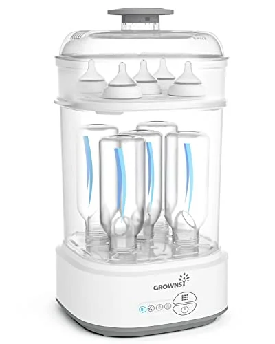GROWNSY Bottle Sterilizer and Dryer Grey - Rank 2 in Best Bottle Sterilizer And Dryer of 2025