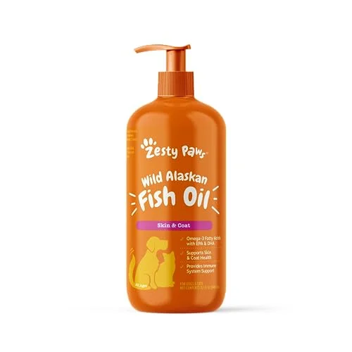 Zesty Paws Fish Oil for Pets - Rank 5 in Best Fish Oil For Dogs of 2025