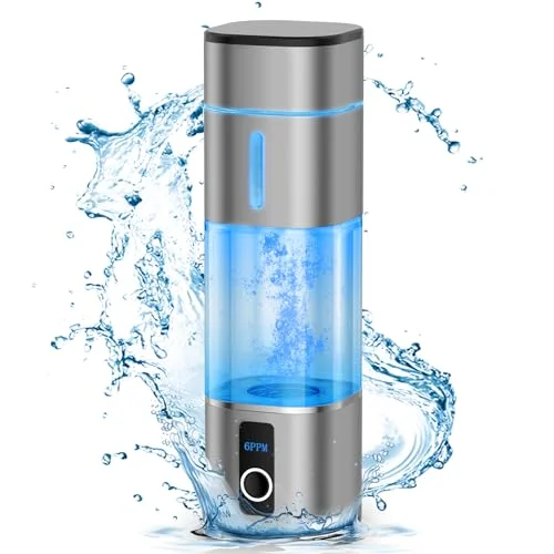 6000PPB Hydrogen Water Bottle Generator - Rank 2 in Best Gary Brecka Hydrogen Water Bottle of 2025
