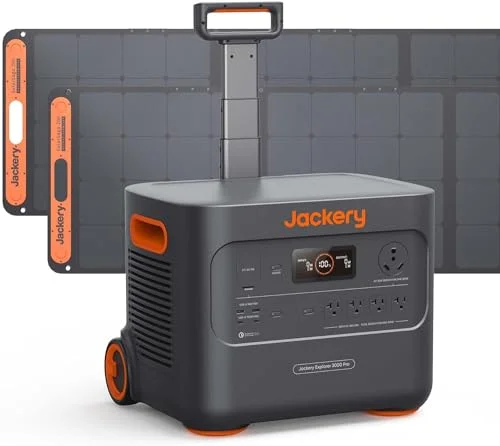 Jackery Solar Generator 3000 PRO 400W Power Station - Rank 1 in Best Solar Generators of 2025