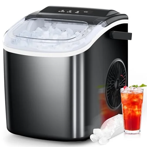 COWSAR Portable Ice Maker with Self-Cleaning - Rank 4 in Best Countertop Ice Machine of 2025