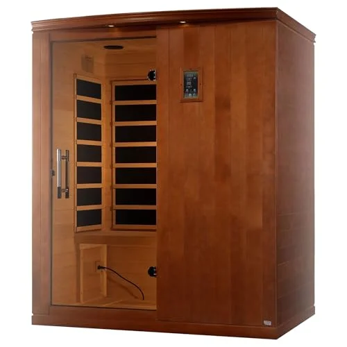 Dynamic Saunas Madrid Elite 3-Person Infrared Sauna - Rank 5 in Best Indoor Sauna of 2025