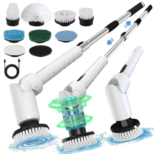 PFYPTU Electric Spin Scrubber with Digital Display - Rank 5 in Best Electric Spin Scrub of 2025