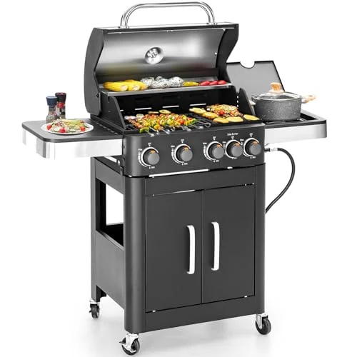 Propane Gas BBQ Grill Combo - Rank 7 in Best Grill Griddle Combo of 2025