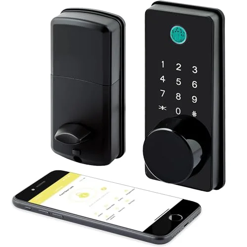 LOCKSTAR Smart Door Lock Keyless Deadbolt - Rank 2 in Best Smart Locks For Home of 2025
