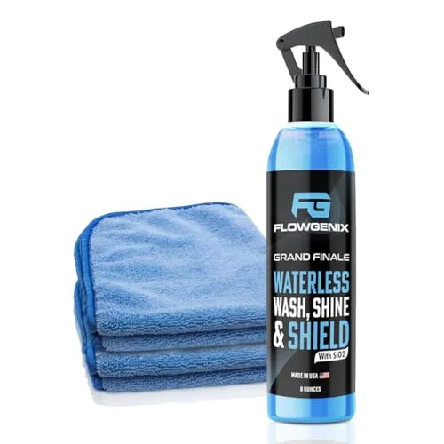 Flowgenix Waterless Vehicle Wash Spray - Rank 10 in Best Auto Spray Wax of 2025