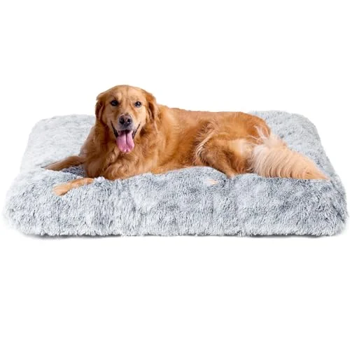 EHEYCIGA Plush Faux Fur XL Dog Bed - Rank 6 in Best Dog Beds Large Sized of 2025