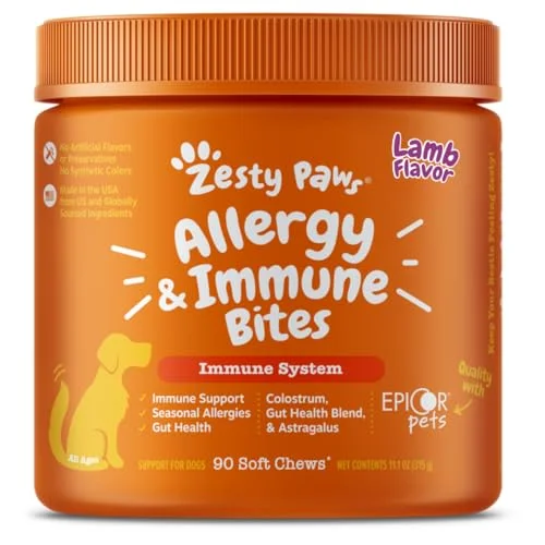 Zesty Paws Dog Allergy Relief Chews - Rank 3 in Best Probiotics For Dogs of 2025