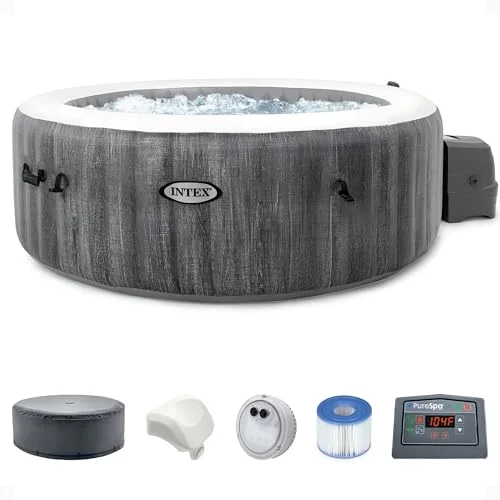 Intex PureSpa Greywood Deluxe Inflatable Spa Set - Rank 3 in Best Lifesmart Hot Tub of 2025