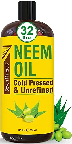 Seven Minerals Pure Cold Pressed Neem Oil - Rank 2 in Best Neem Oil of 2025