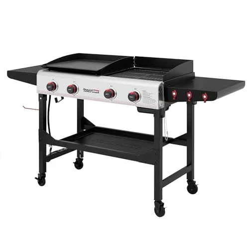 Royal Gourmet GD403 4-Burner Portable Gas Grill and Griddle Combo - Rank 10 in Best Grill Griddle Combo of 2025