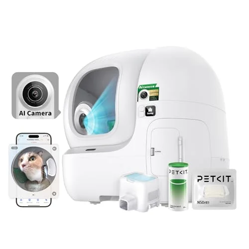 PETKIT PUROBOT MAX PRO AI Cat Litter Box - Rank 7 in Best Automatic Cat Litter Box of 2025