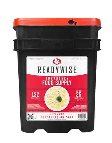 ReadyWise Emergency Food Supply, 124 Servings - Rank 8 in Best Emergency Food Supplier of 2025