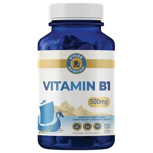 Vykee Nutrition Vitamin B1 Thiamine Mononitrate 500mg - Rank 5 in Best Thiamine of 2025