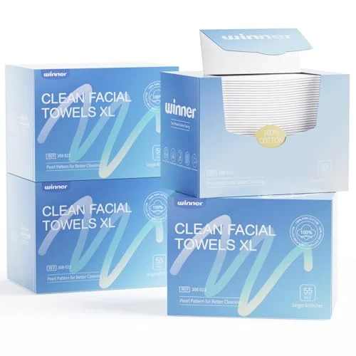 Winner Face Towels, 100% USA Cotton - Rank 9 in Best Disposable Face Towels of 2025