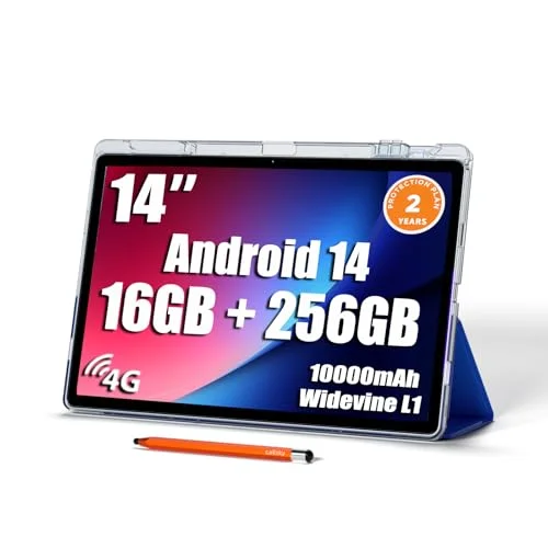 Callsky-Pro 14" Android Tablet with Stand & Stylus - Rank 7 in Best Android Tablet of 2025