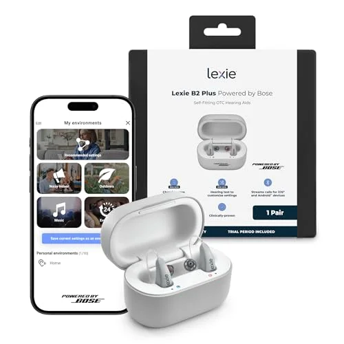 Lexie B2 Plus Rechargeable Hearing Aids by Bose - Rank 6 in Best Bose Hearing Aids of 2025
