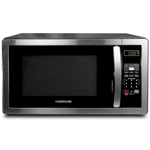 Farberware 1000W Microwave Oven, Stainless Steel, 1.1 cu ft - Rank 3 in Best Countertop Microwave of 2025