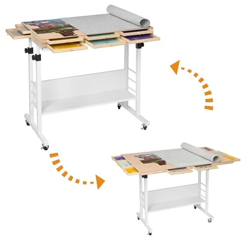 Tektalk 2000 Piece Puzzle Table with Trays - Rank 9 in Best Puzzle Table of 2025
