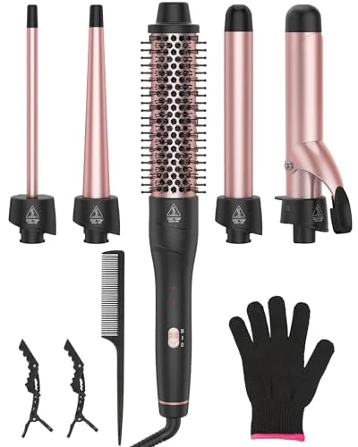 ANIEKIN Curling Iron Set with Ceramic Wands - Rank 7 in Best Curling Iron of 2025