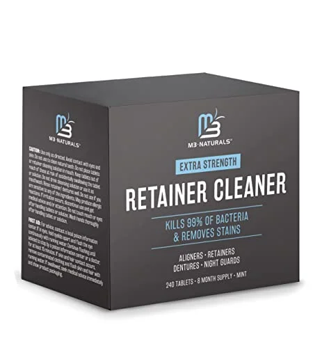 M3 Naturals Dental Appliance Cleanser Tablets - Rank 5 in Best Retainer Cleaner of 2025