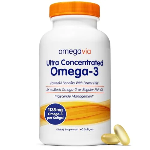 OmegaVia Ultra Concentrated Omega 3 Fish Oil - Rank 8 in Best Fish Oil Supplements of 2025