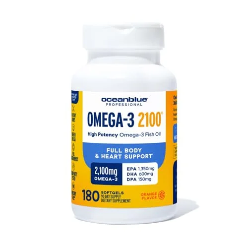 Oceanblue Omega-3 2100 Triple Strength Fish Oil - Rank 7 in Best Fish Oil Supplements of 2025