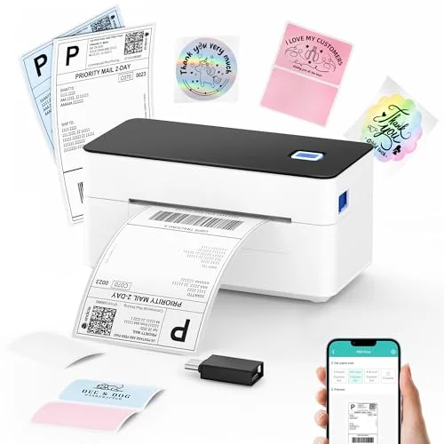 SVANTTO Bluetooth Thermal Label Printer 4x6 - Rank 7 in Best Label Printers of 2025