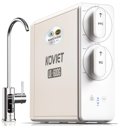 KOVIET U1 Reverse Osmosis Water Filter System - Rank 7 in Best Reverse Osmosis Water Filtration System of 2025