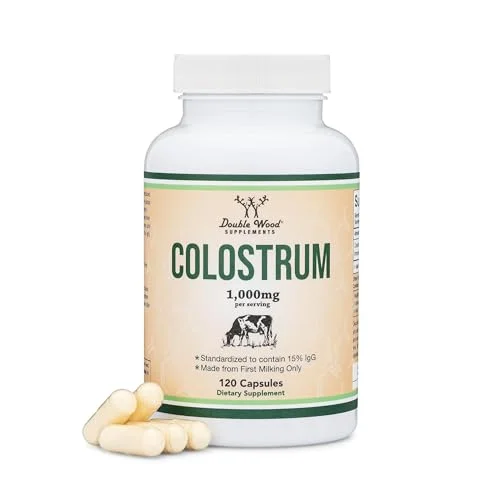 Double Wood Colostrum Supplement 1000mg - Rank 4 in Best Colostrum Supplements of 2025