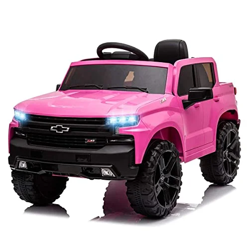 Kimbosmart Chevrolet Silverado Kids Electric Ride-On Truck - Rank 4 in Best Power Wheels of 2025