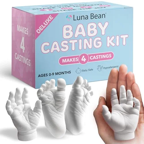 Luna Bean Baby Footprint & Hand Casting Kit - Rank 6 in Best Baby Foot Peel of 2025