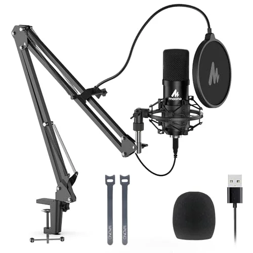 MAONO AU-A04 USB Podcast Microphone Kit - Rank 5 in Best Usb Microphone of 2025