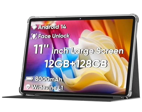 COLORROOM 2025 Android Tablet, 11-Inch, 12GB+128GB, WiFi6 - Rank 10 in Best Android Tablet of 2025