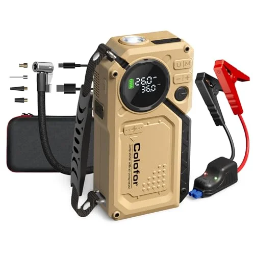 COLOFOR Car Jump Starter & Air Compressor - Rank 8 in Battery Jump Starters of 2025