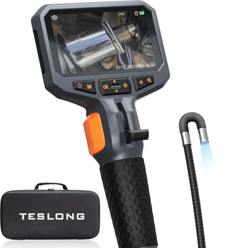 Teslong Two-Way Articulating Borescope with Light - Rank 10 in Best Endoscope of 2025