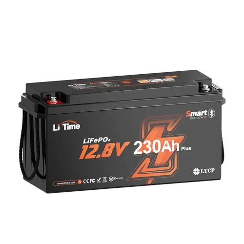 Litime 12V 230Ah Bluetooth Lithium Battery - Rank 10 in Best Rv Batteries of 2025