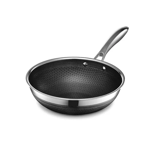 HexClad 10-Inch Hybrid Stainless Steel Wok - Rank 10 in Best Hexclad Cookware of 2025