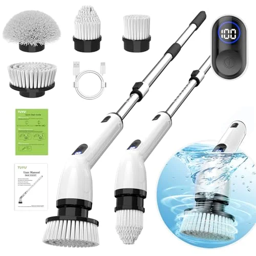 TUYU 2024 Electric Spin Scrubber - Rank 2 in Best Electric Spin Scrub of 2025