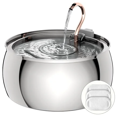 Tomxcute Cat Water Fountain 4.0L Copper Design - Rank 4 in Best Cat Water Fountain of 2025