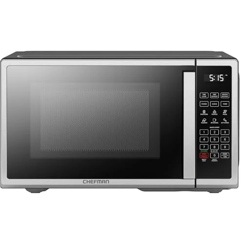 Chefman Digital Stainless Steel Microwave 1.1 Cu. Ft. - Rank 6 in Best Countertop Microwave of 2025
