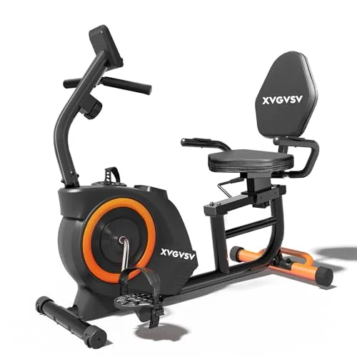 Recumbent Exercise Bike 400LB Capacity - Rank 10 in Best Recumbent Bike of 2025